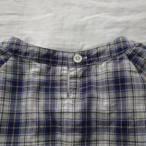 Croto Check Blouse Long Sleeve Size M - Picture 5 of 7